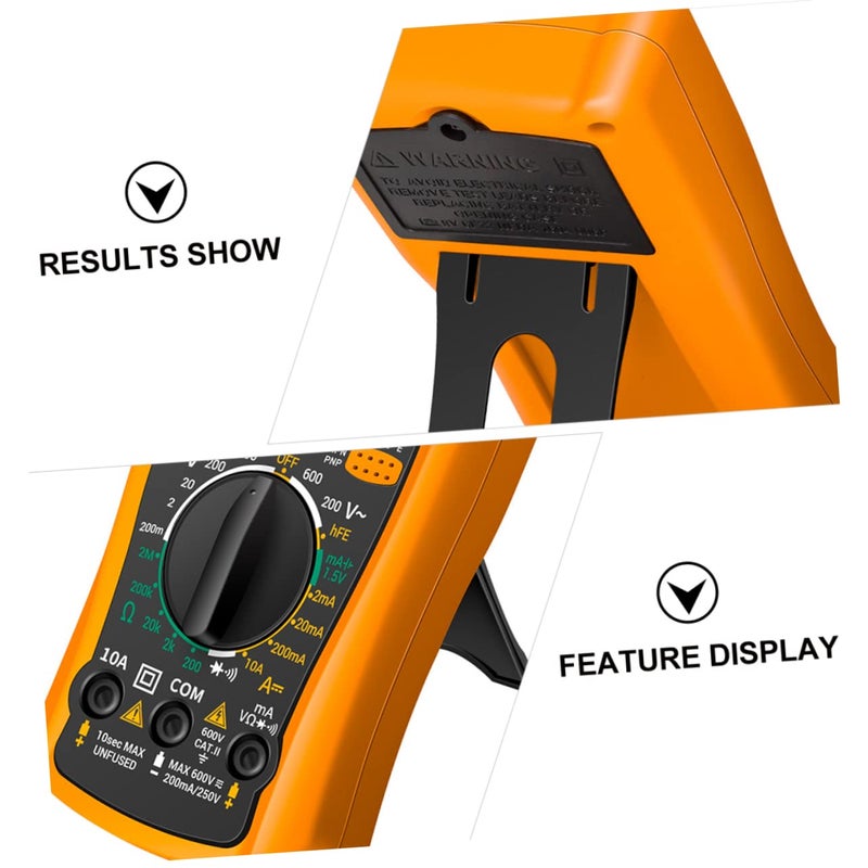 Portable Digital Multimeter Auto Ranging High Precision ABS Shell Electrical Tester - Image 3